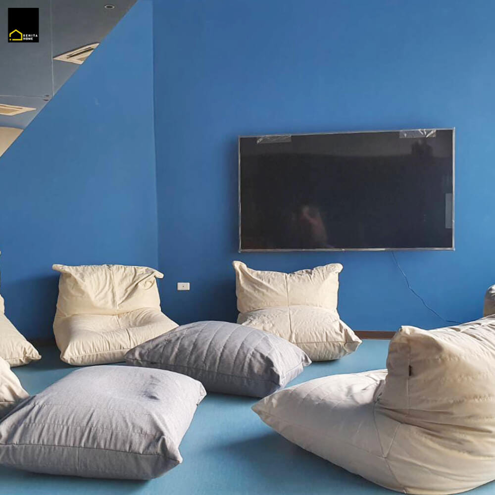 บีนแบค RENITA HOME รุ่น CANBERRA (สีเทาอ่อน A1-06) 100x100ซม._6
